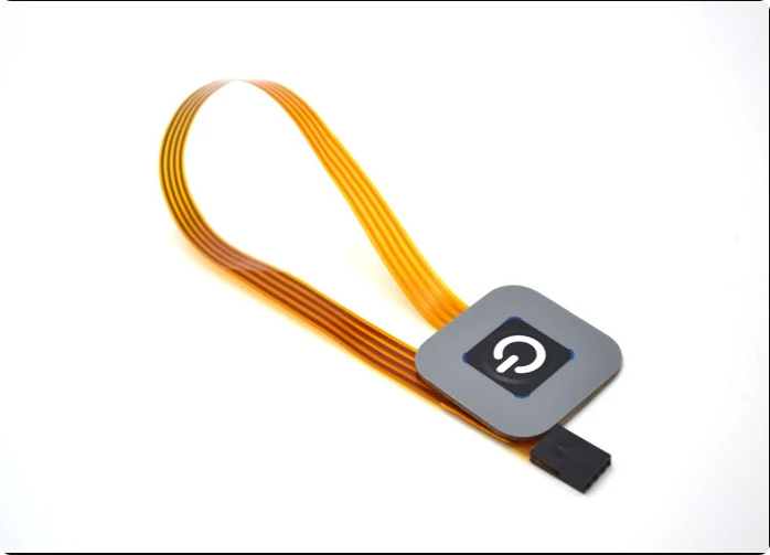 Smal enkel membranomkopplare med en nyckel